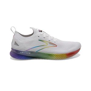 Brooks Levitate StealthFit 5 Womens Road Running Shoes White/Multicolor | USA-SJY291658